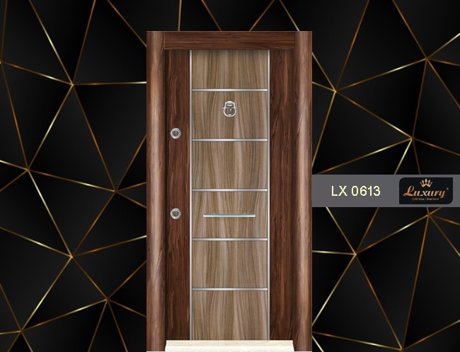 двухцветный ламинокс серия стальная дверь lx 0613