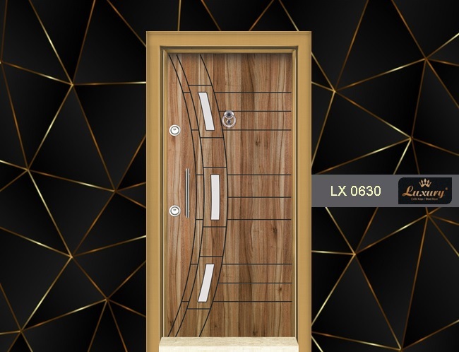 двухцветный ламинокс серия стальная дверь lx 0630