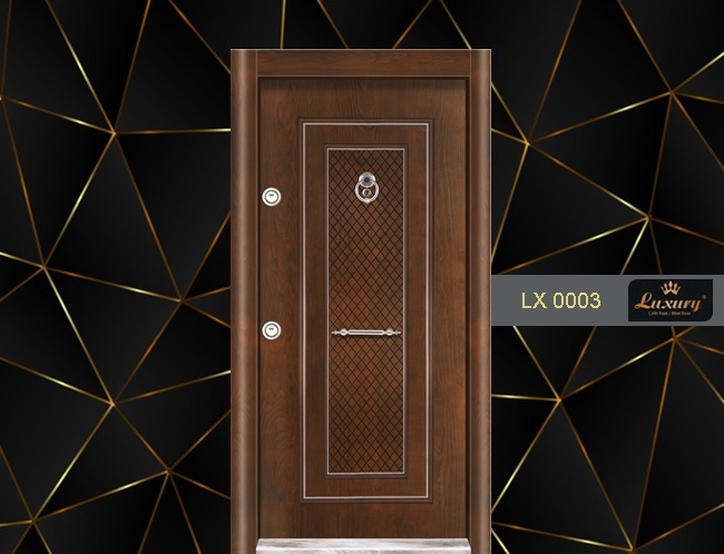 элитная эмбоссированная серия стальные двери lx 0003