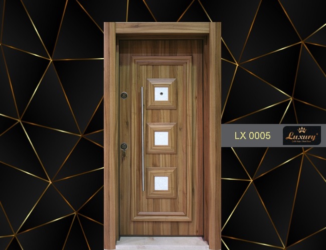 элитная эмбоссированная серия стальные двери lx 0005