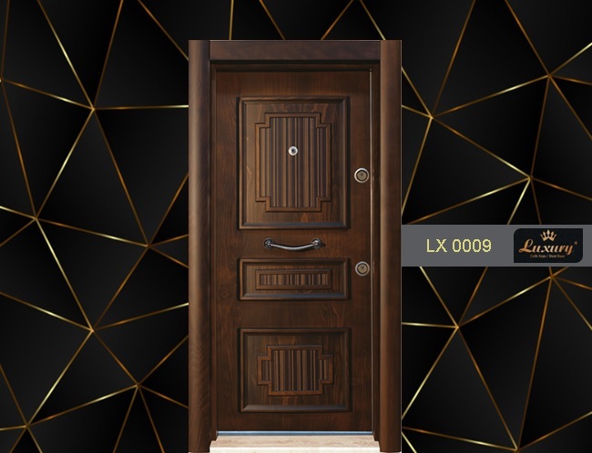 элитная эмбоссированная серия стальные двери lx 0009