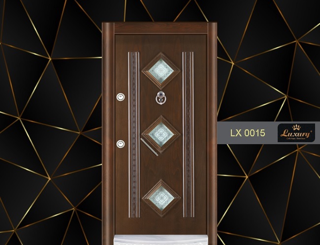 элитная эмбоссированная серия стальные двери lx 0015