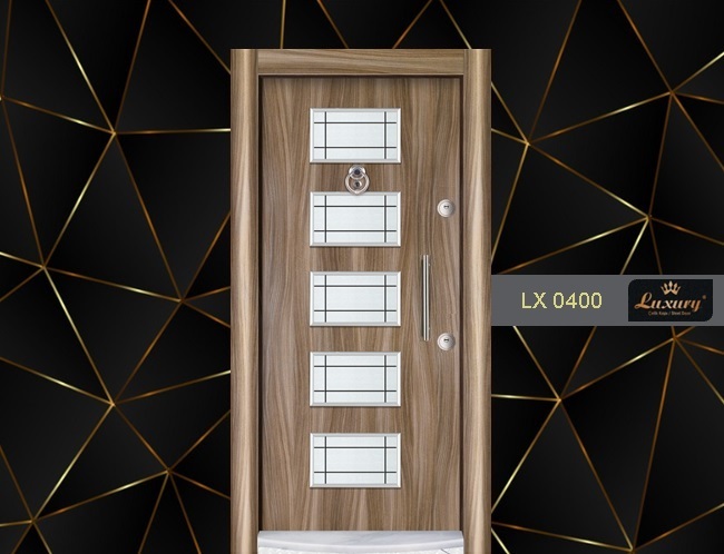 элитная ламинокс эмбоссированная серия стальная дверь lx 0400