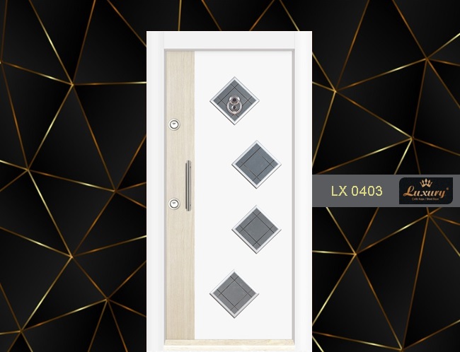 элитная ламинокс эмбоссированная серия стальная дверь lx 0403