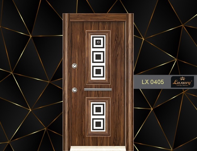 элитная ламинокс эмбоссированная серия стальная дверь lx 0405