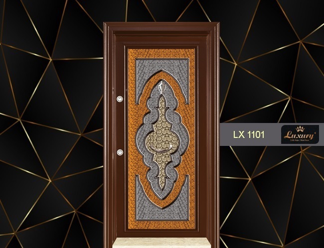 классический помпом серия стальная дверь lx 1101