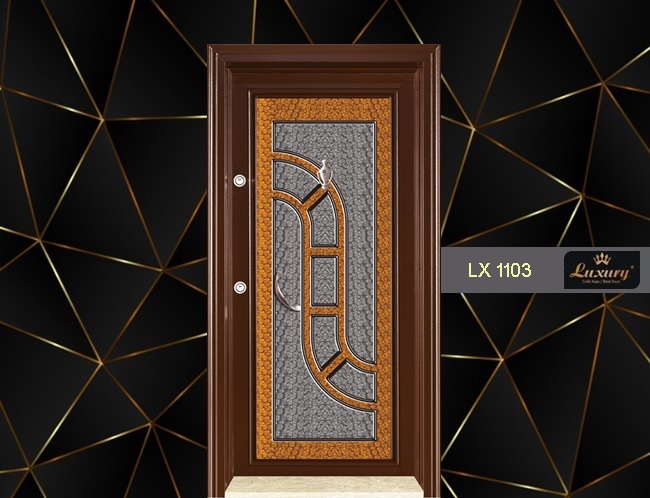 klasik ponpon seri çelik kapı lx 1103