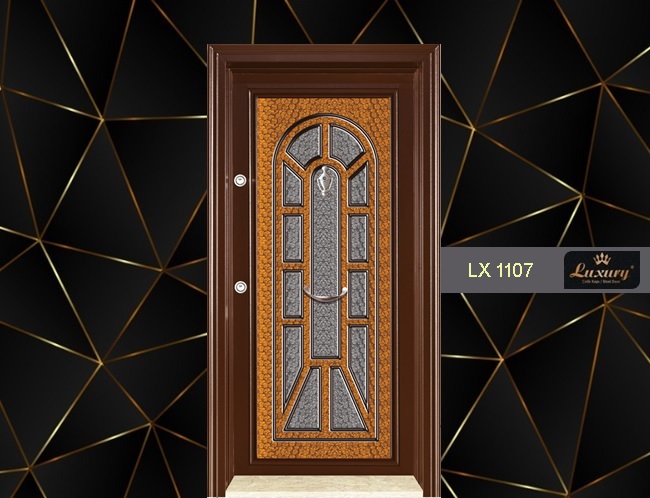 классический помпом серия стальная дверь lx 1107