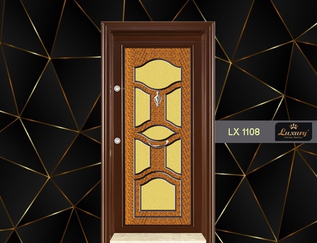 klasik ponpon seri çelik kapı lx 1108