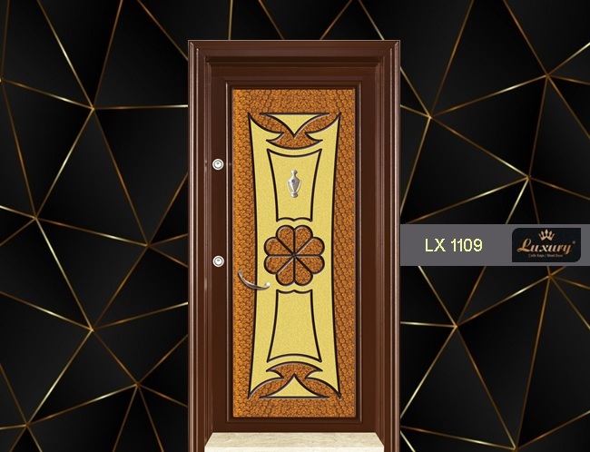 классический помпом серия стальная дверь lx 1109
