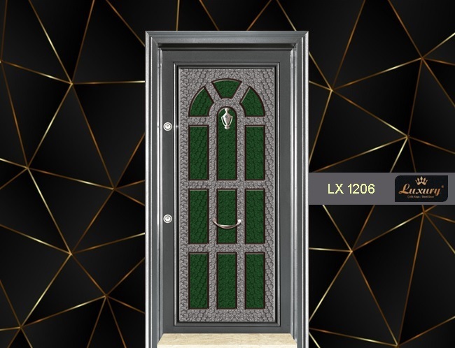 классический помпом серия стальная дверь lx 1206