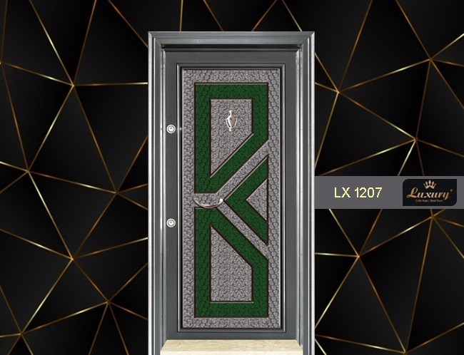 классический помпом серия стальная дверь lx 1207