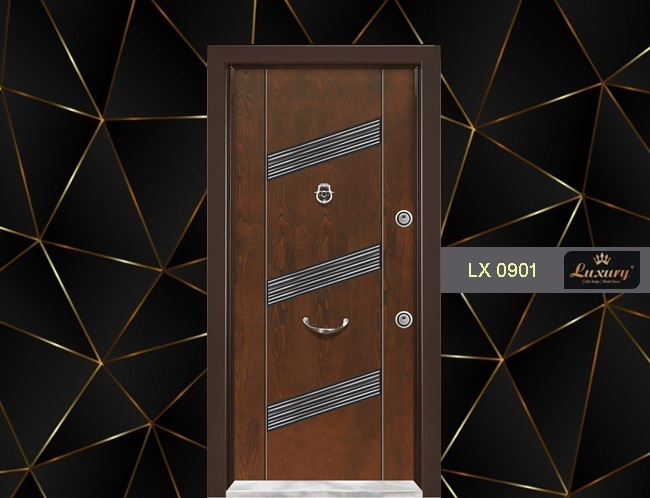 rustik panel seri çelik kapı lx 0901