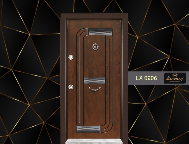 rustik panel seri çelik kapı lx 0906