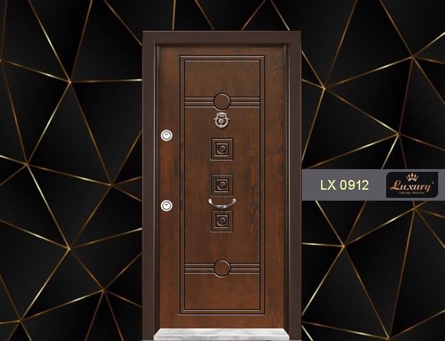 rustik panel seri çelik kapı lx 0912