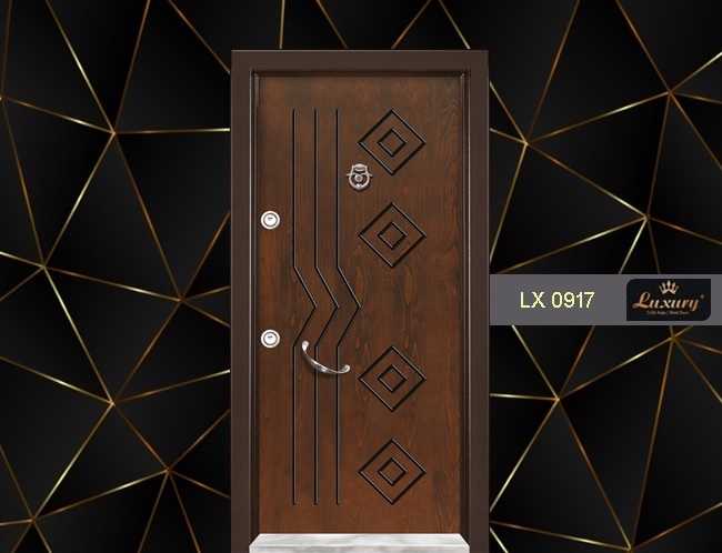 rustik panel seri çelik kapı lx 0917